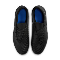 Nike Phantom GX II Club Gazon Naturel Gazon Artificiel Chaussures de Foot (MG) Noir Gris Foncé
