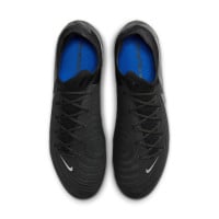 Nike Phantom GX II Pro Gazon Naturel Chaussures de Foot (FG) Noir Gris Foncé