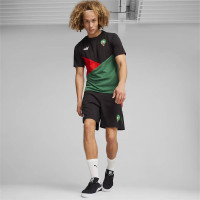 PUMA Maroc T-Shirt 2023-2024 Noir Vert Foncé Rouge