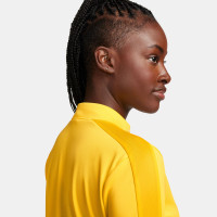 Haut d'entraînement Nike Academy 23 1/4-Zip pour femmes, jaune et noir