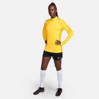 Haut d'entraînement Nike Academy 23 1/4-Zip pour femmes, jaune et noir