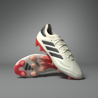 adidas Copa Pure 2+ Gras Voetbalschoenen (FG) Wit Zwart Rood