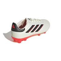 adidas Copa Pure 2 Elite Gazon Naturel Chaussures de Foot (FG) Enfants Blanc Noir Rouge