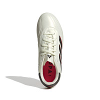 adidas Copa Pure 2 Elite Gazon Naturel Chaussures de Foot (FG) Enfants Blanc Noir Rouge