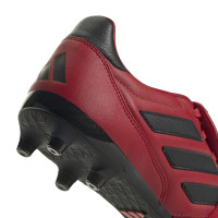 adidas Copa Gloro Gazon Naturel Chaussures de Foot (FG) Rouge Noir