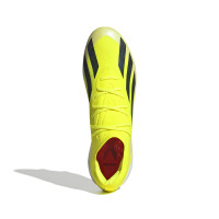 adidas X Crazyfast Elite Crampons Vissés Chaussures de Foot (SG) Jaune Vif Noir Blanc