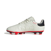 adidas Copa Pure 2 Club Gazon Naturel Gazon Artificiel Chaussures de Foot (MG) Enfants Blanc Noir Rouge