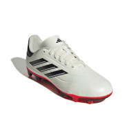 adidas Copa Pure 2 Club Gazon Naturel Gazon Artificiel Chaussures de Foot (MG) Enfants Blanc Noir Rouge