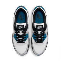 Nike Air Max 90 Baskets Blanc Gris Noir Bleu