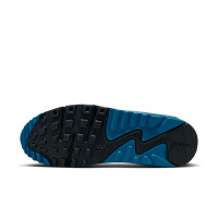 Nike Air Max 90 Sneakers Wit Grijs Zwart Blauw