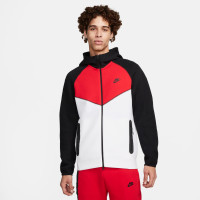 Nike Tech Fleece Sportswear Survêtement Rouge Blanc Noir