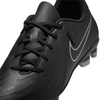 Nike Phantom GX II Club Gazon Naturel Gazon Artificiel Chaussures de Foot (MG) Enfants Noir Gris Foncé
