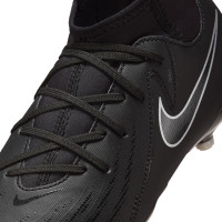 Nike Phantom Luna II Academy Gazon Naturel Gazon Artificiel Chaussures de Foot (MG) Enfants Noir Gris Foncé