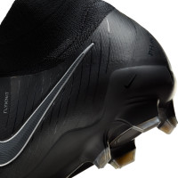 Nike Phantom Luna II Pro Gazon Naturel Chaussures de Foot (FG) Noir Gris Foncé