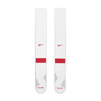 Nike Strike Chaussettes de Foot Blanc Rouge