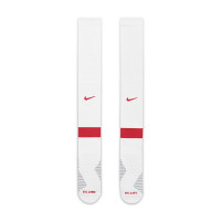 Nike Strike Voetbalsokken Wit Rood