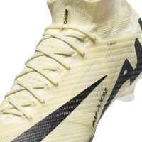 Nike Zoom Mercurial Superfly 9 Elite Gazon Naturel Chaussures de Foot (FG) Jaune Noir