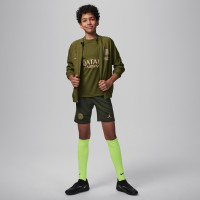Nike Paris Saint-Germain X Jordan Strike Maillot d'Entraînement 2023-2024 Enfants Vert Foncé Beige
