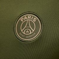 Nike Paris Saint-Germain X Jordan Strike Haut d'Entraînement 2023-2024 Vert Foncé Beige