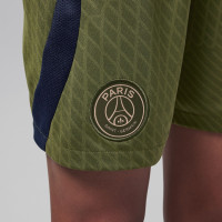 Nike Paris Saint-Germain X Jordan Strike Short d'Entraînement 2023-2024 Enfants Vert Foncé Bleu Foncé