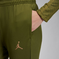 Nike Paris Saint-Germain X Jordan Strike Pantalon d'Entraînement 2023-2024 Femmes Vert Foncé Beige
