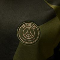 Nike Paris Saint-Germain X Jordan Pre-Match Maillot d'Entraînement 2023-2024 Vert Foncé Vert Beige