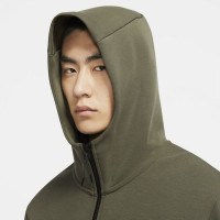 Nike Tech Fleece Survêtement Vert Noir Noir