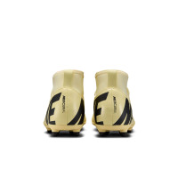 Nike Mercurial Superfly 9 Club Gazon Naturel / Gazon Artificiel Chaussures de Foot (MG) Enfants Jaune Noir