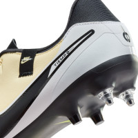 Nike Tiempo Legend 10 Academy Crampons Vissés Chaussures de Foot (SG) Anti-Clog Jaune Blanc Noir