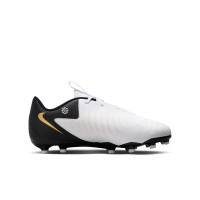 Nike Phantom GX II Academy Gazon Naturel Gazon Artificiel (MG) Enfants Noir Blanc Cassé Doré