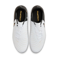 Nike Phantom GX II Academy Gazon Naturel Gazon Artificiel (MG) Noir Blanc Cassé Doré
