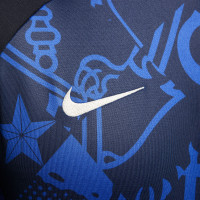 Nike Chelsea Strike Trainingspak 1/4-Zip 2023-2024 Zwart Blauw Wit