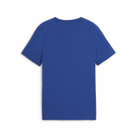 PUMA Evostripe T-Shirt Kids Donkerblauw Wit