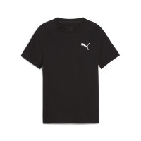 T-shirt PUMA Evostripe pour enfants, noir et blanc
