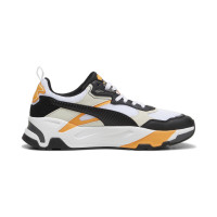 PUMA Trinity Sneakers Wit Zwart Beige Oranje