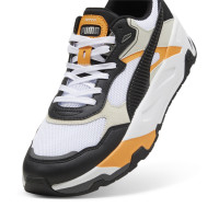PUMA Trinity Sneakers Wit Zwart Beige Oranje