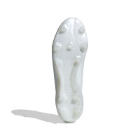 adidas Predator Elite Gazon Naturel Chaussures de Foot (FG) Blanc Argenté