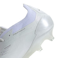 adidas Predator Elite Gazon Naturel Chaussures de Foot (FG) Blanc Argenté