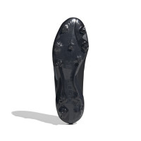 adidas Predator Elite Gazon Naturel Chaussures de Foot (FG) Noir Gris Foncé
