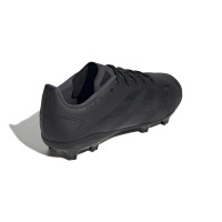 adidas Predator League Gazon Naturel Chaussures de Foot (FG) Enfants Noir Gris Foncé