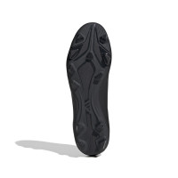 adidas Predator Club Gazon Naturel Gazon Artificiel Chaussures de Foot (MG) Noir Gris Foncé