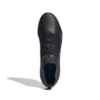 adidas Predator League Gazon Naturel Chaussures de Foot (FG) Noir Gris Foncé