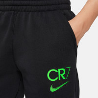 Nike CR7 Club Fleece Pantalon de Jogging Enfants Noir Vert Vif