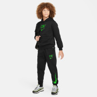 Nike CR7 Club Fleece Survêtement Sweat à Capuche Enfants Noir Vert Vif