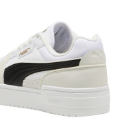 PUMA CA Pro Lux III Baskets Enfants Blanc Noir Beige Doré