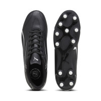 PUMA Vitoria Gras / Kunstgras Voetbalschoenen (MG) Zwart Wit