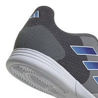 adidas Top Sala Competition Chaussures de Foot en Salle (IN) Enfants Gris Blanc Bleu