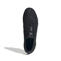 adidas Predator Elite Crampons Vissés Chaussures de Foot (SG) Noir Gris Foncé