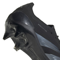 adidas Predator Elite Crampons Vissés Chaussures de Foot (SG) Noir Gris Foncé