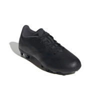 adidas Predator League Gazon Naturel Gazon Artificiel Chaussures de Foot (MG) Enfants Noir Gris Foncé